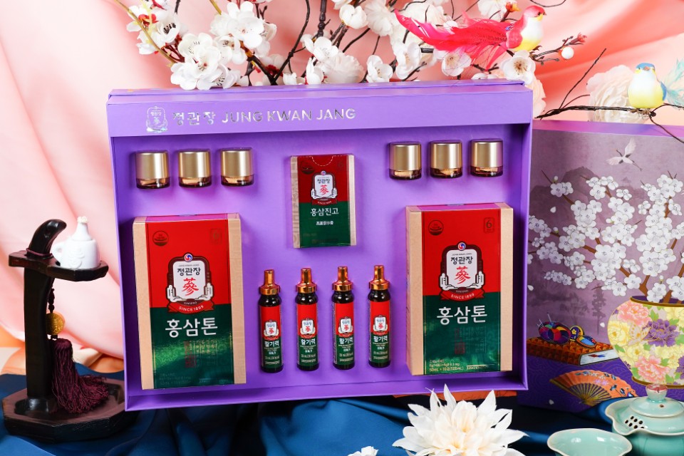 Hộp Quà Tết Xuân 2026 Giao Long Đắc Thủy KGC Jung Kwan Jang chính hãng cao cấp