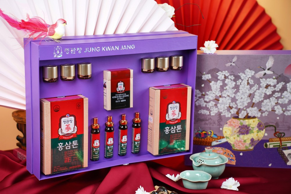 Quà Tết 2026 Giao Long Vân Vũ KGC Jung Kwan Jang sang trọng biếu tặng doanh nghiệp và gia đình