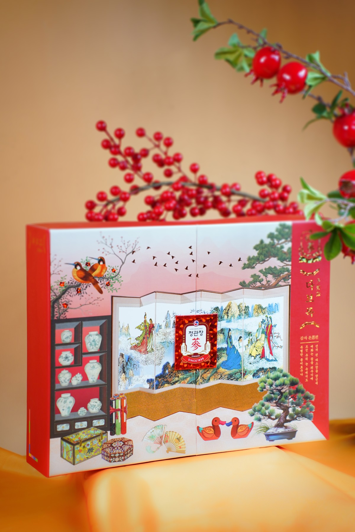 Hộp Quà Tết Xuân 2026 Thọ Phúc Khang Ninh KGC Jung Kwan Jang chính hãng cao cấp