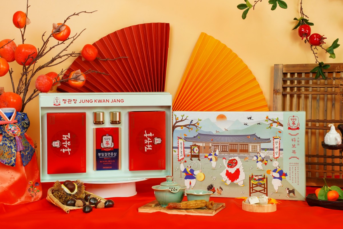 Quà Tết 2026 Thuận Phong Vạn Lý KGC Jung Kwan Jang sang trọng biếu tặng doanh nghiệp