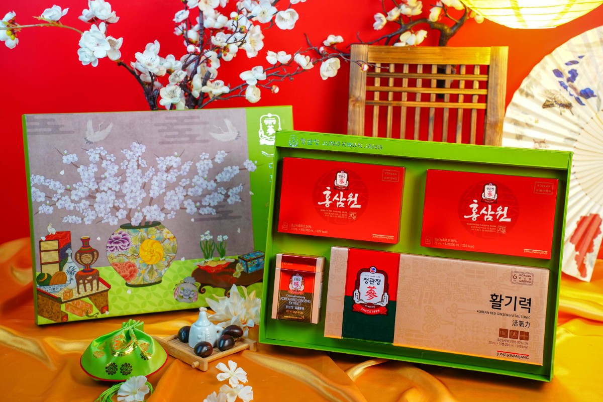 Hộp Quà Tết Xuân 2026 Vạn Sự Hanh Thông KGC Jung Kwan Jang chính hãng cao cấp