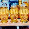Rượu sâm điêu khắc Phúc Lộc Thọ bình 25 lít bình số 3