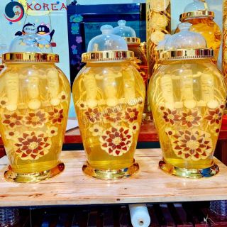 Rượu sâm điêu khắc Phúc Lộc Thọ bình 25 lít bình số 3