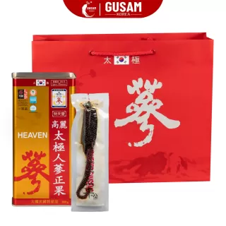 Thiên Sâm Chính Phủ Tẩm Mật Ong VVIP 300g 6 Củ