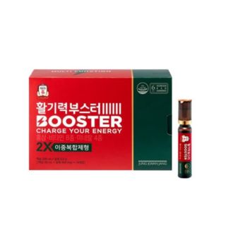 Nước hồng sâm KGC Jung Kwan Jang Vital Tonic Bosster 20ml x 14 ống + 14 viên Vitamin tổng hợp