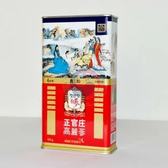 Hồng sâm củ khô KGC Jung Kwan Jang 150g số 30( hộp 10 củ)