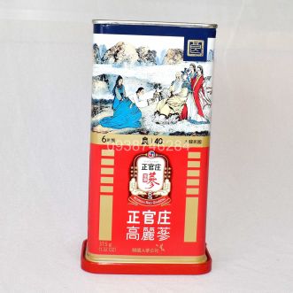 Hồng sâm củ khô KGC Jung Kwan Jang 3,75g số 40( hộp 3 củ)