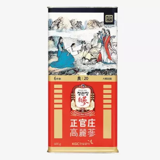 Hồng sâm củ khô KGC Jung Kwan Jang 600g số 20( Hộp 29 củ)
