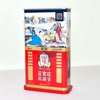 Hồng sâm củ khô KGC Jung Kwan Jang 75g số 40( Hộp 6 củ)