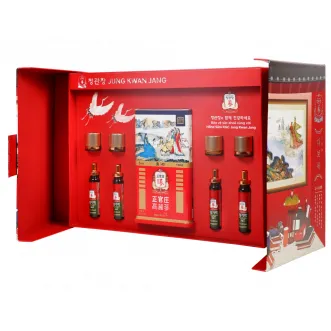 Hộp Quà Tết Sức Khỏe Xuân 2026 An Khang Vạn Thọ KGC Jung Kwan Jang (홍삼정) | Sâm tươi Korea