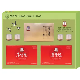 Hộp Quà Tết Sức Khỏe Xuân 2026 Sở Nguyệt Thành Tựu KGC Jung Kwan Jang (홍삼정) | Sâm Tươi Korea