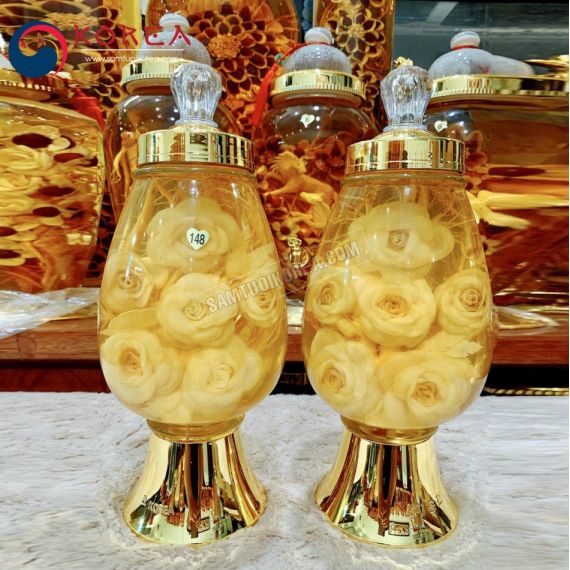 Bình rượu hoa sâm 3,5 lít bình số 148