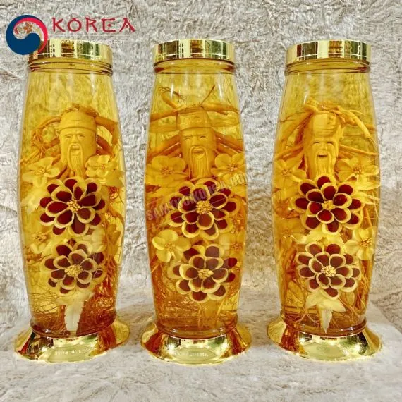 Bình rượu sâm phúc lộc thọ 10 lít bình số 10