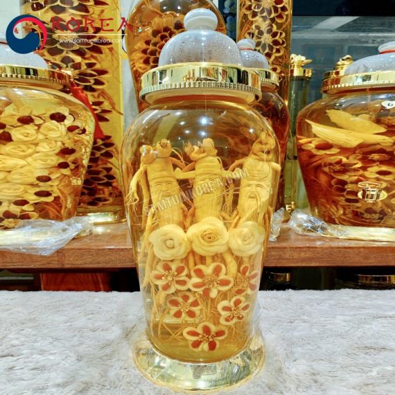 Bình rượu sâm phúc lộc thọ 13,2 lít bình số 6v
