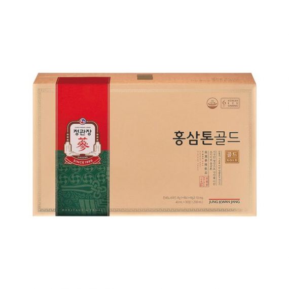 Nước hồng sâm Tonic Gold KGC Jung Kwan Jang 40ml x 30 gói | samtuoikorea.com