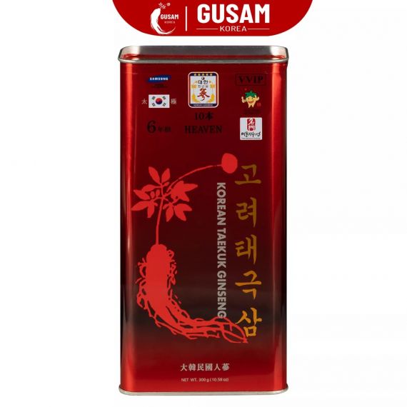 Thiên Sâm Chính Phủ Hàn Quốc Củ Khô VVIP 300g 10 củ