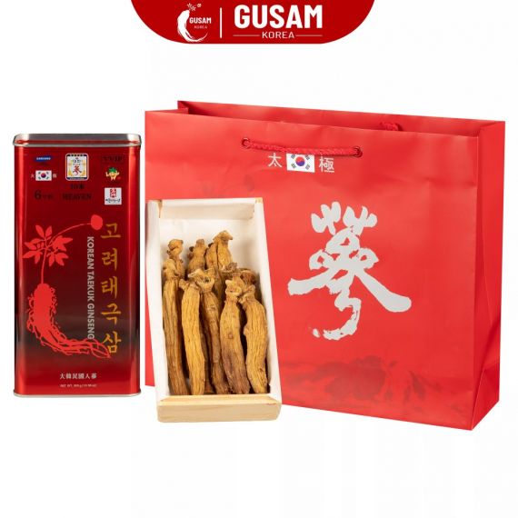 Thiên Sâm Chính Phủ Hàn Quốc Củ Khô VVIP 300g 10 củ