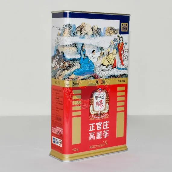 Hồng sâm củ khô KGC Jung Kwan Jang 150g số 30( hộp 10 củ)