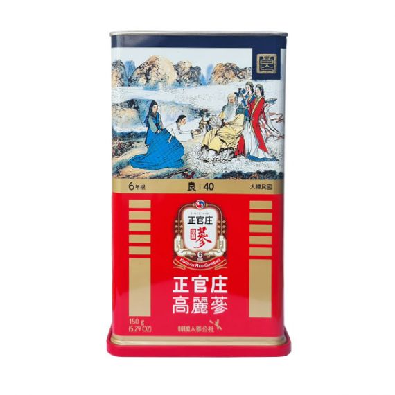 Hồng sâm củ khô KGC Jung Kwan Jang 150g số 40( hộp 12 củ