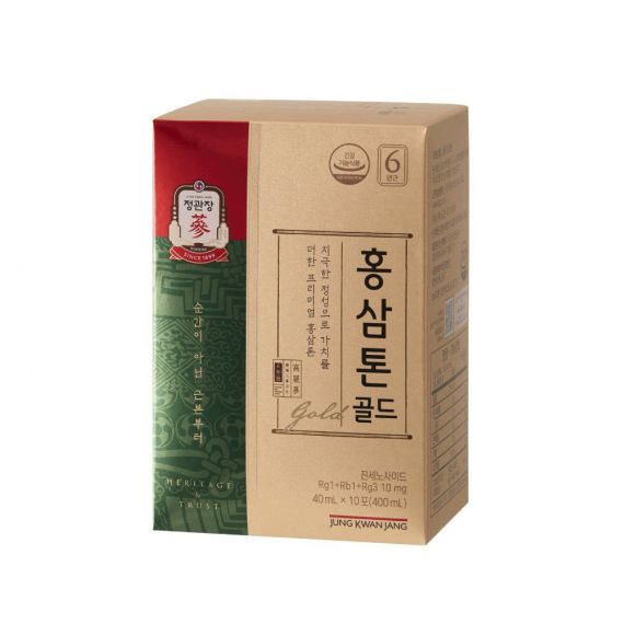 Nước hồng sâm Tonic Gold KGC Jung Kwan Jang 40ml x 30 gói | samtuoikorea.com