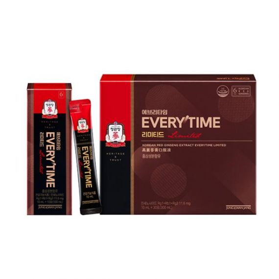 Tinh chất nước địa sâm KGC Jung Kwan Jang Extract Everytime Limited 10ml x 30 gói | samtuoikorea.com