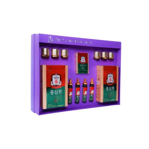 Hộp Quà Tết Sức Khỏe Xuân 2026 Giao Long Đắc Thủy KGC Jung Kwan Jang (홍삼정) | Sâm Tươi Korea