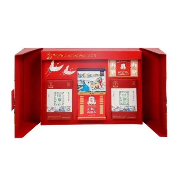 Hộp Quà Tết Sức Khỏe Xuân 2026 Thọ Phúc Khang Ninh KGC Jung Kwan Jang (홍삼정) | Sâm tươi Korea