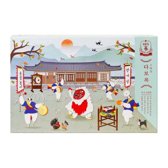 Hộp Quà Tết Sức Khỏe Xuân 2026 Thuận Phong Vạn Lý KGC Jung Kwan Jang (홍삼정) | Sâm Tươi Korea