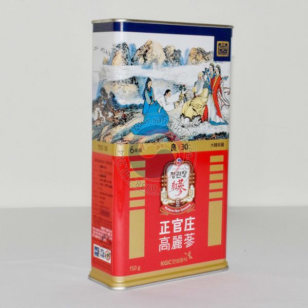 Hồng sâm củ khô KGC Jung Kwan Jang 150g số 30( hộp 10 củ)