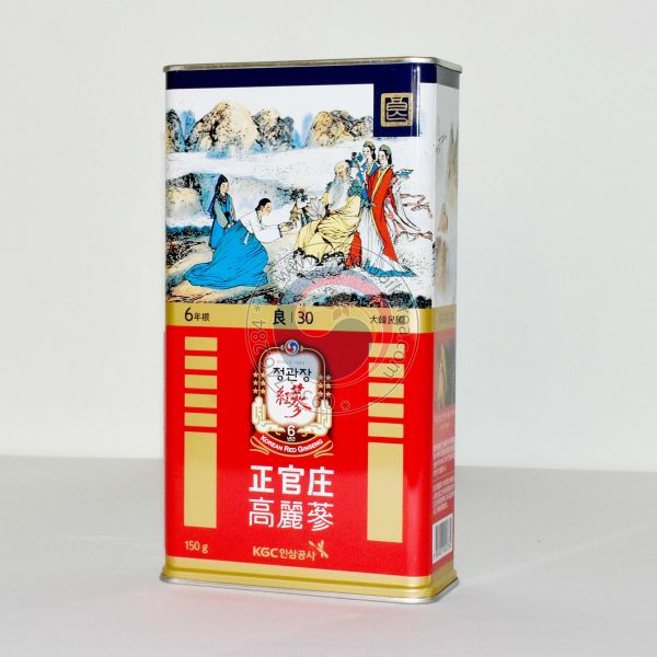 Hồng sâm củ khô KGC Jung Kwan Jang 150g số 30( hộp 10 củ)