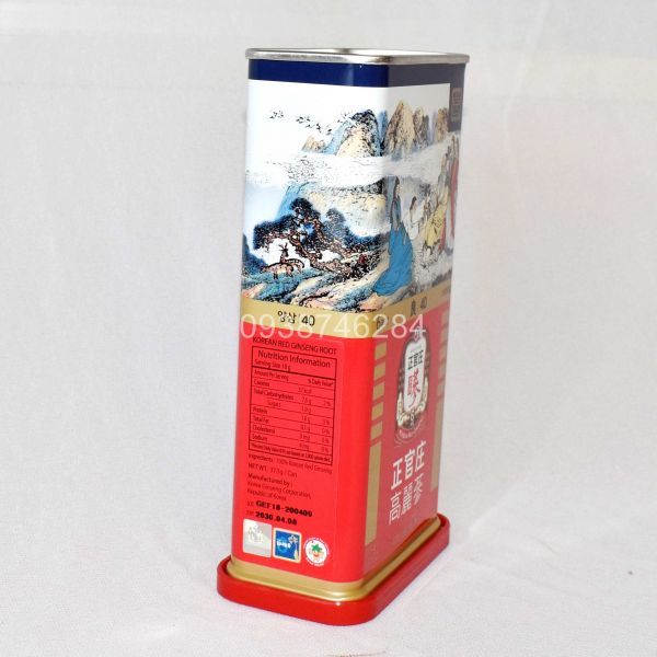 Hồng sâm củ khô KGC Jung Kwan Jang 3,75g số 40( hộp 3 củ)