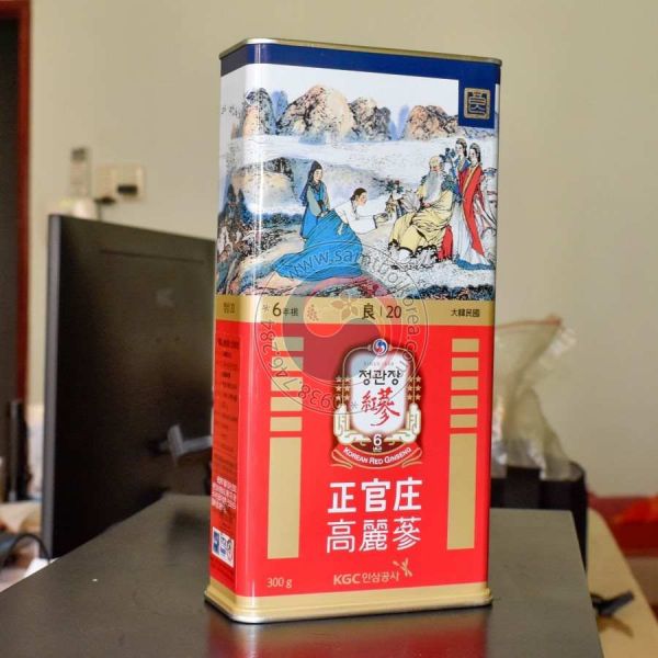 Hồng sâm củ khô KGC Jung Kwan Jang 300g số 20( hộp 14 củ)