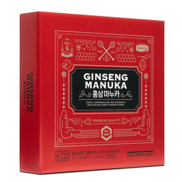 Tinh chất hồng sâm mật ong Manuka KGC Jung Kwan Jang 15g x 30 gói
